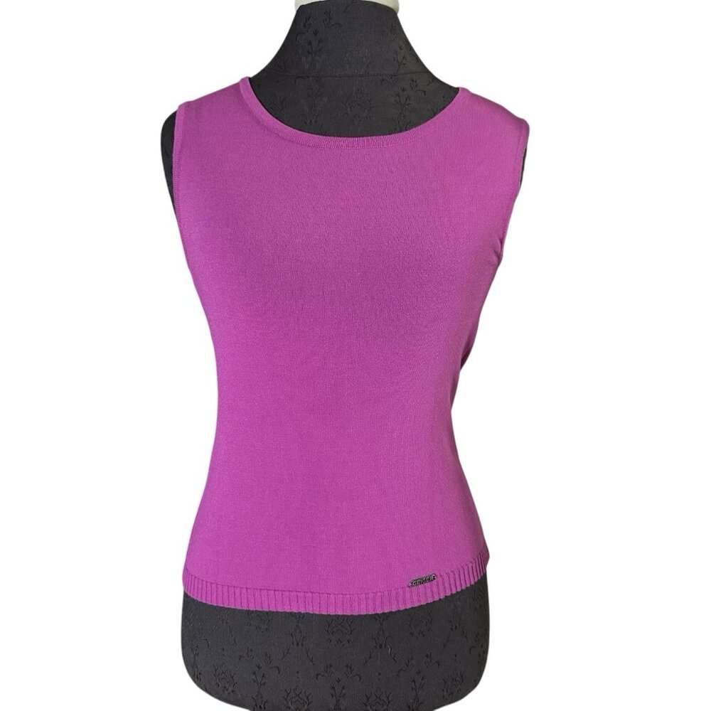 Geiger Women’s Purple Stretch Tank Top Size Small EI 36 Blouse